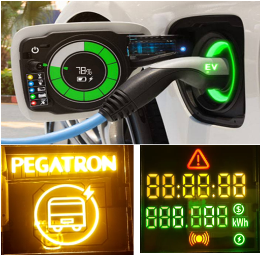 EV Charging Station Dashboard Display